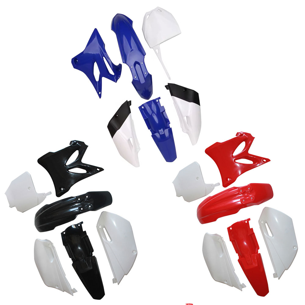 Rakuten - 【高耐久性】YZ85 2004-2014 専用 ボディカバーセット ボディキット耐衝撃 プラスチック製 UV保護 純正交換タイプ フェンダー シュラウド ナンバープレート ダートバイク モトクロス