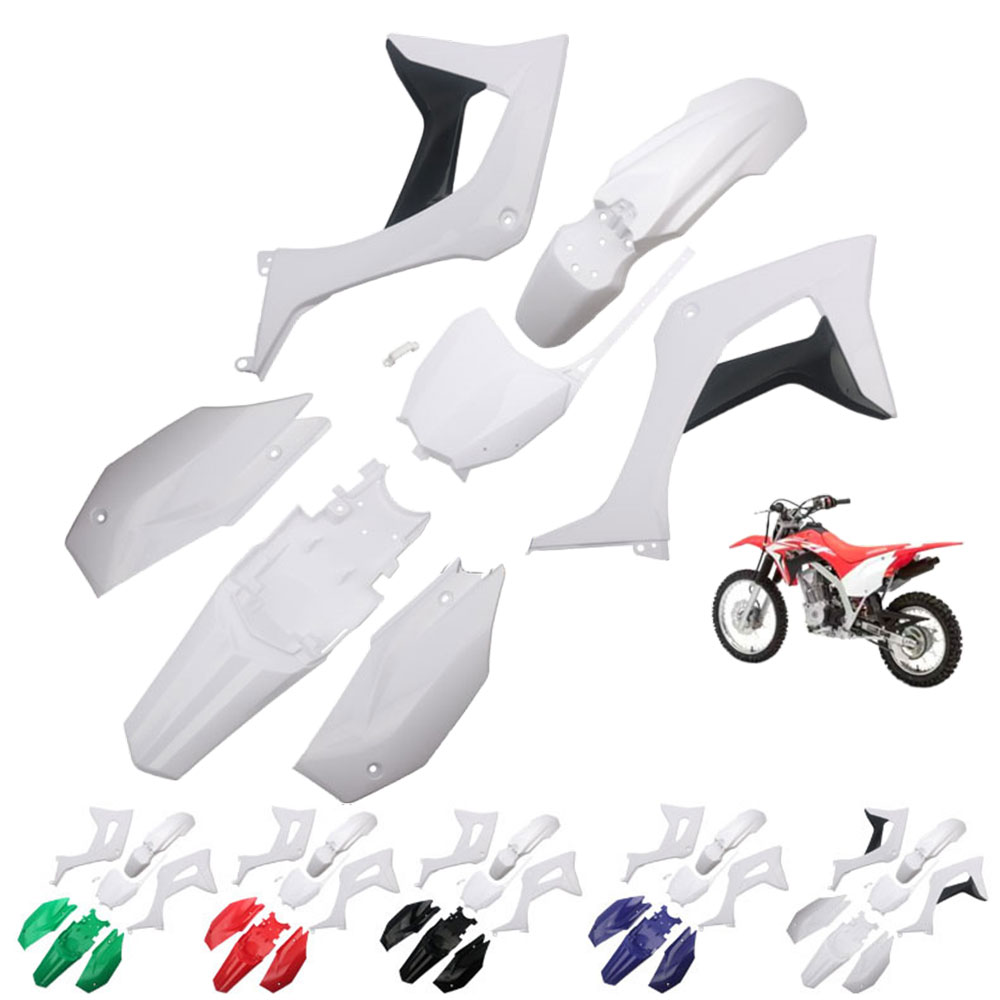 樂天商城 - 【HONDA CRF110 対応】 2022年式 専用 ボディキットフルプラスチックボディキット 外装パーツ コンプリートセット 純正交換用 補修 カスタム フェンダー シュラウド サイドカバー