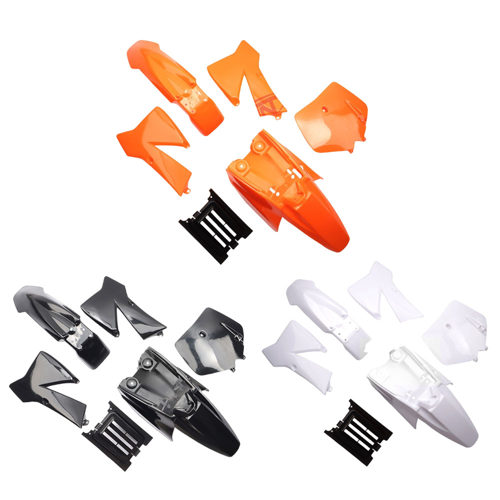 Rakuten - 【KTM 50 SX】 水冷 専用 フルプラスチックボディキット 37-49cc 対応 外装パーツ コンプリートセット 純正交換用 補修 カスタム フェンダー シュラウド サイドカバー