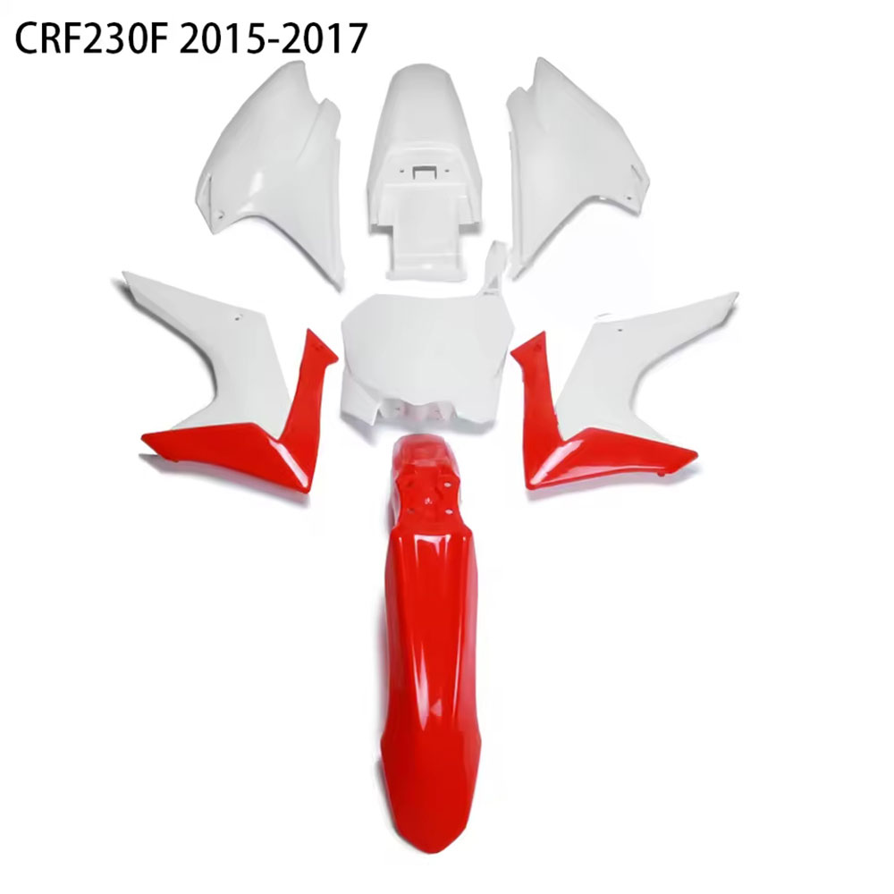 Rakuten - ホンダ CRF230F 用 ボディプラスチックキット 2015-2017フルセット モトクロス オフロードバイクパーツ ボディキット