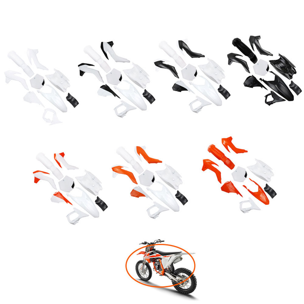 【多色選択】KTM 85 SX 用 サイドフェンダー プラスチックカバーセット ボディキット プラスチックフェアリングボディカバーキット