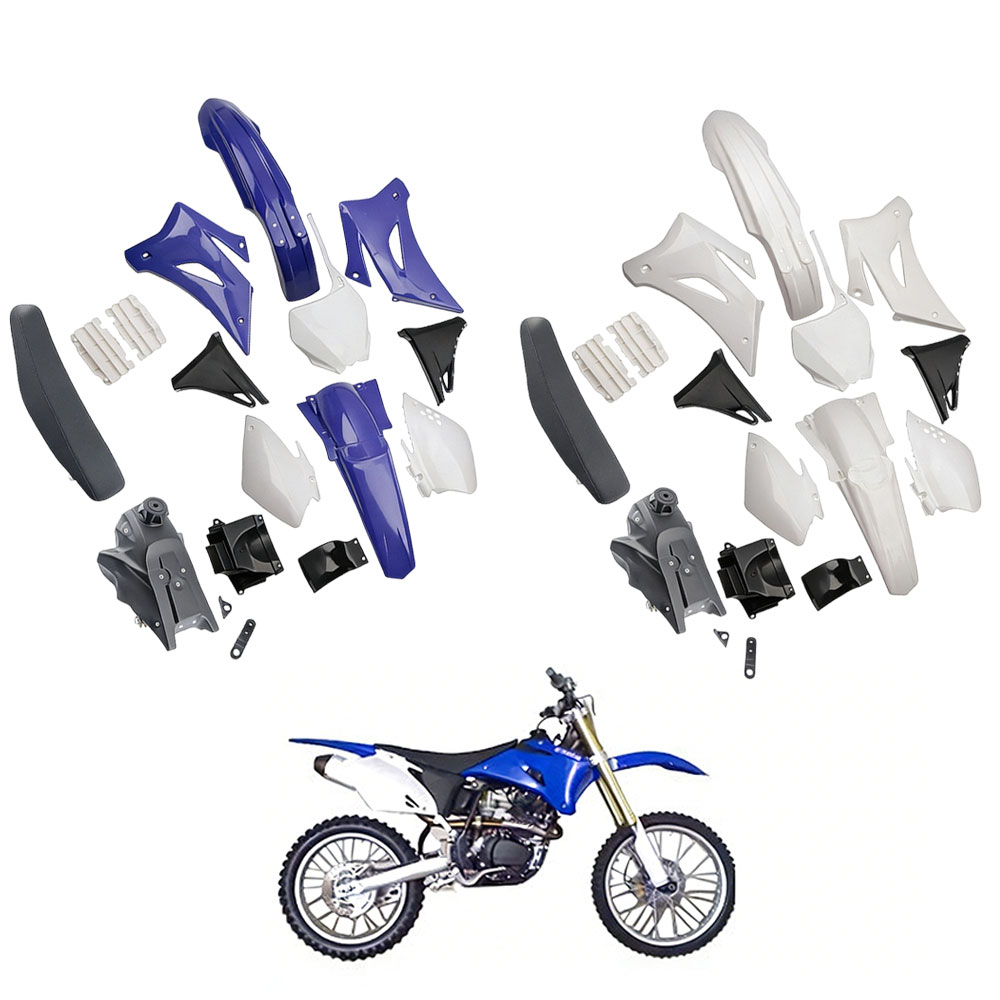 Rakuten - YZF250 対応 外装カウル プラスチックパーツ TTR250 互換 フルセット タンク シート 外観パーツ オフロードバイク カスタムパーツ レーシング ボディカバー 補修 交換