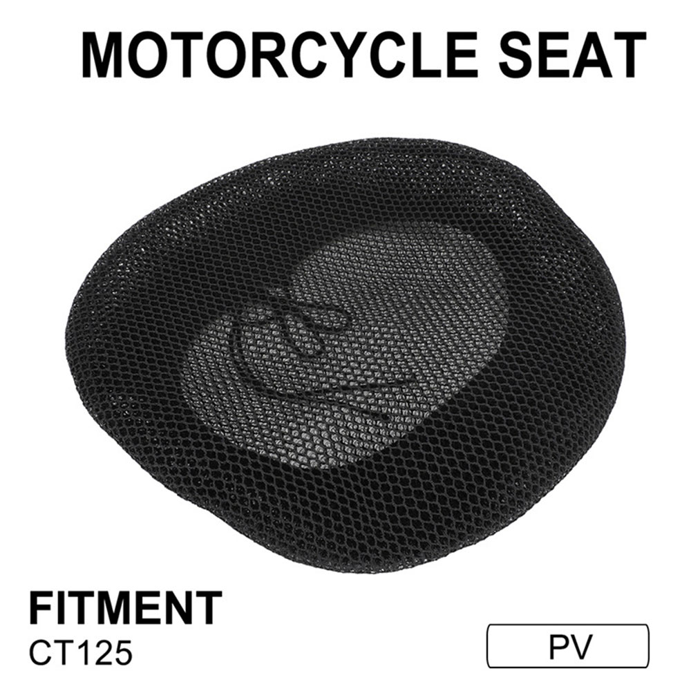 Rakuten - CT125 シートカバー ソフトクッション PV素材 簡単装着 おしゃれ カスタム 着脱式 防汚 耐摩耗 S-02 ブラック