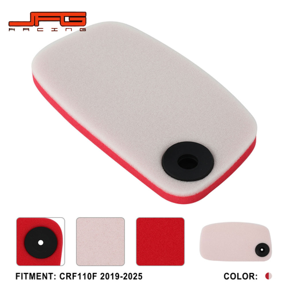 Rakuten - 【高品質】 CRF110F 2019-2025 用 エアフィルター 交換・補修パーツ PP＋濾紙 オフロードバイク 吸気効率向上 簡単装着