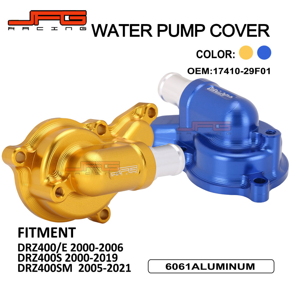 Rakuten - DRZ400 ウォーターポンプカバー CNCアルミ製 11×7×5cm 140g 適合：DRZ400/E(2000-2006) / DRZ400S(2000-2019) / DRZ400SM(2005-2021) オフロード・モタード 交換用パーツ