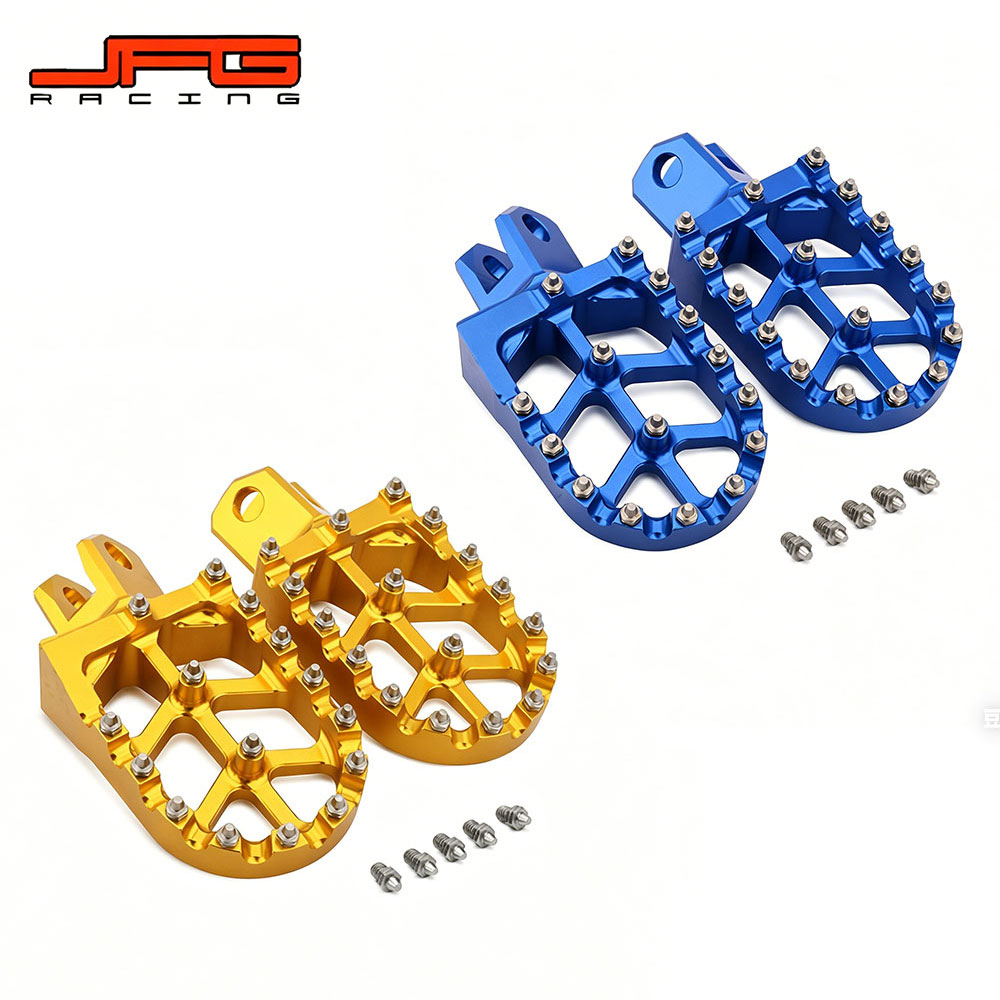 Rakuten - 【CNCアルミ】RMZ125 / RMZ250 / RMX250 / DRZ400 用 フットペダル ステップ アルミ削り出し 軽量300g オフロードバイク カスタムパーツ