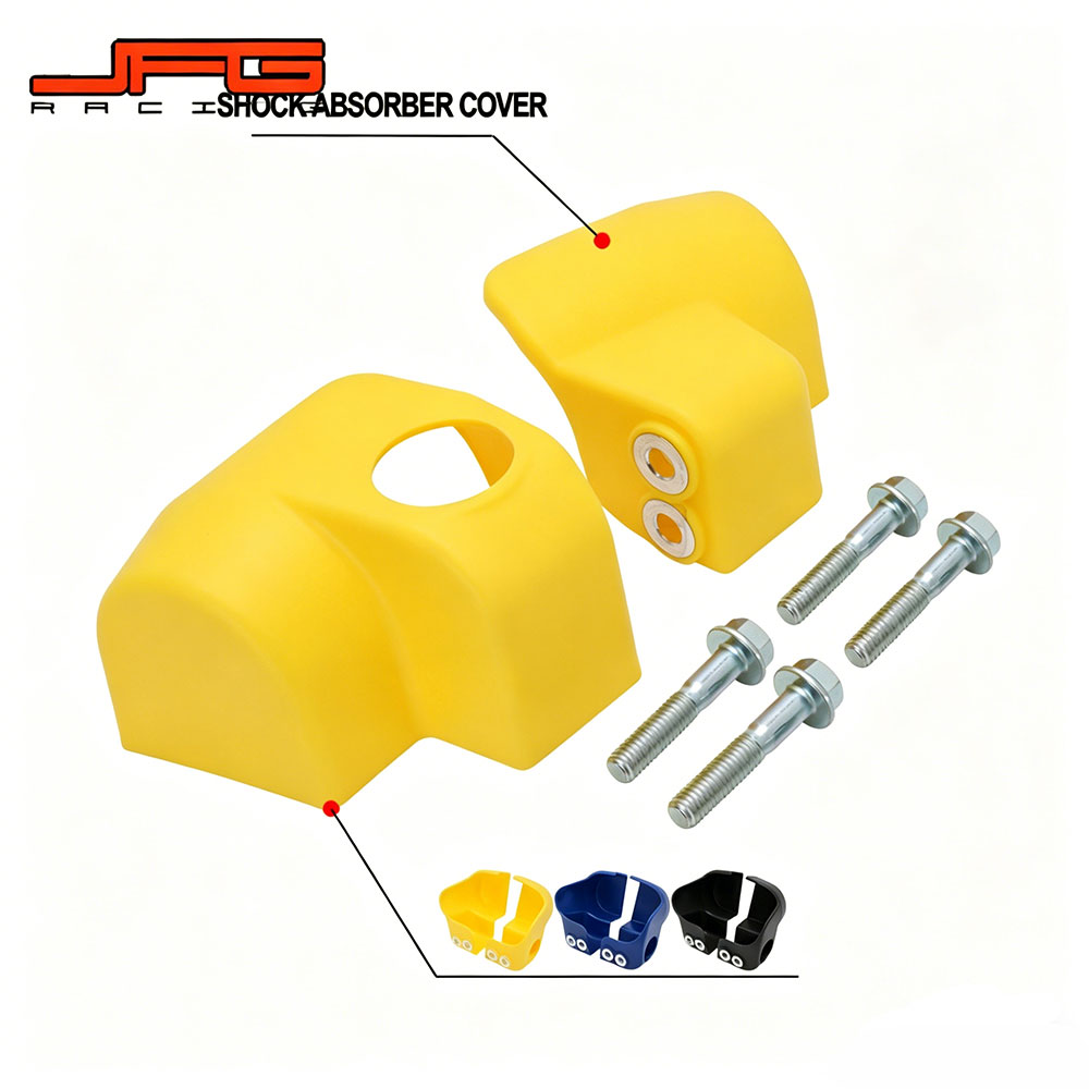 樂天商城 - 【プラスチック製】DRZ400E/S 用 フロントフォークガード ロアプロテクター ブラック/ブルー/イエロー選択 軽量165g 耐衝撃 オフロードバイク カスタムパーツ