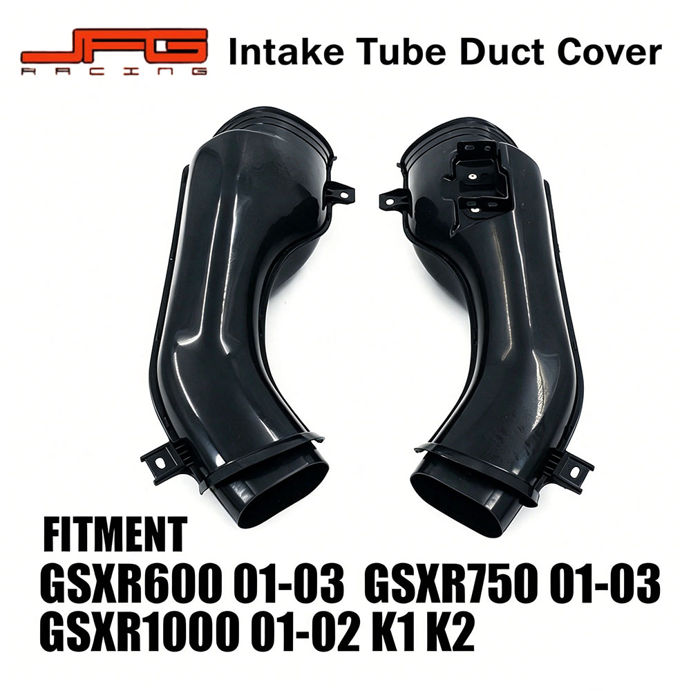 樂天商城 - 【K1 K2 2001-2002】GSXR600 750 1000 用 エアインテークパイプ プラスチック製 社外補修パーツ ブラック