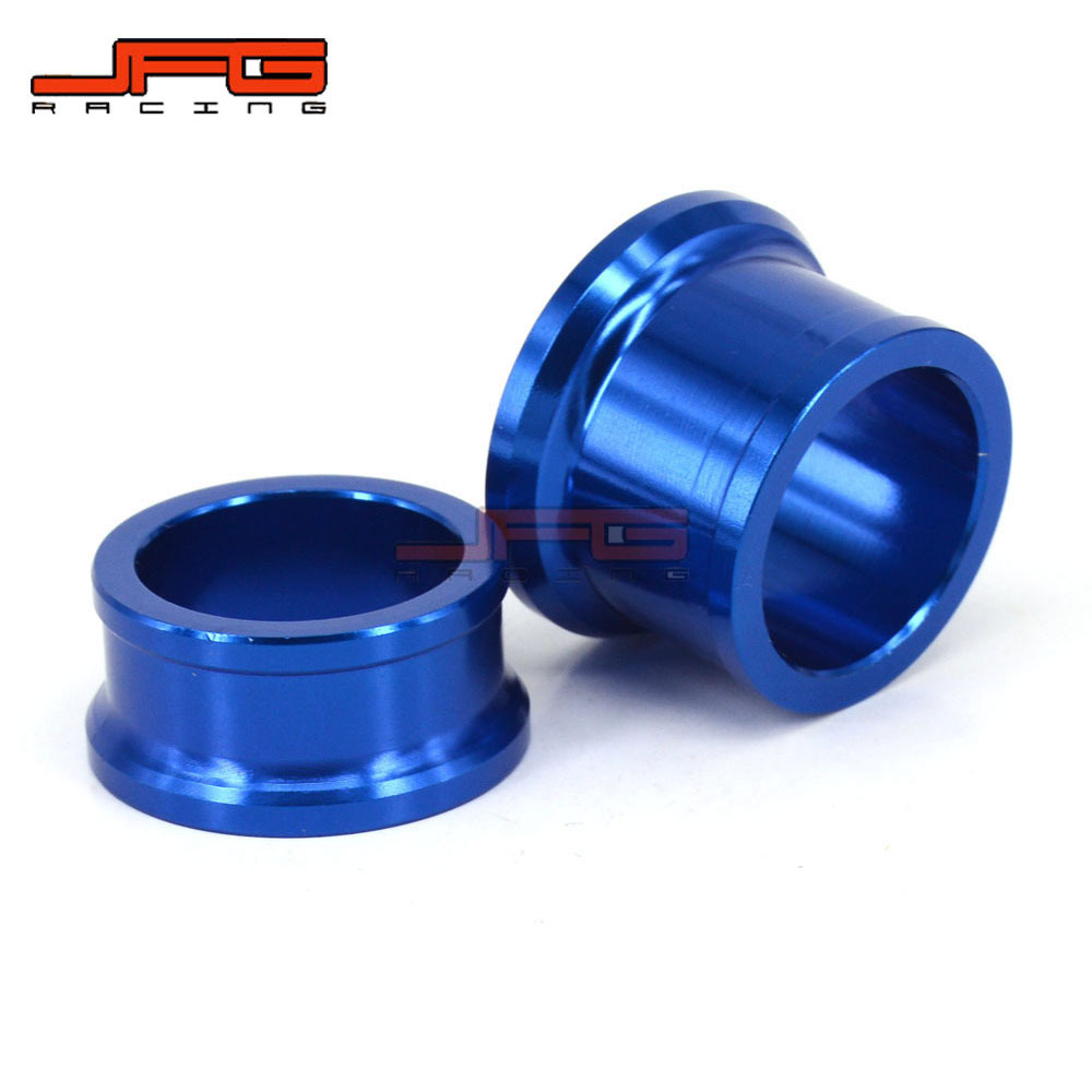 Rakuten - アルミ フロントホイールスペーサー 対応：ヤマハ YZ125/250（08-20）/ YZ250F（07-13）/ YZ450F（08-13）/ YZ250X（16-20）/ YZ125X（17-20） 6061-T6素材 ブルー 軽量20g