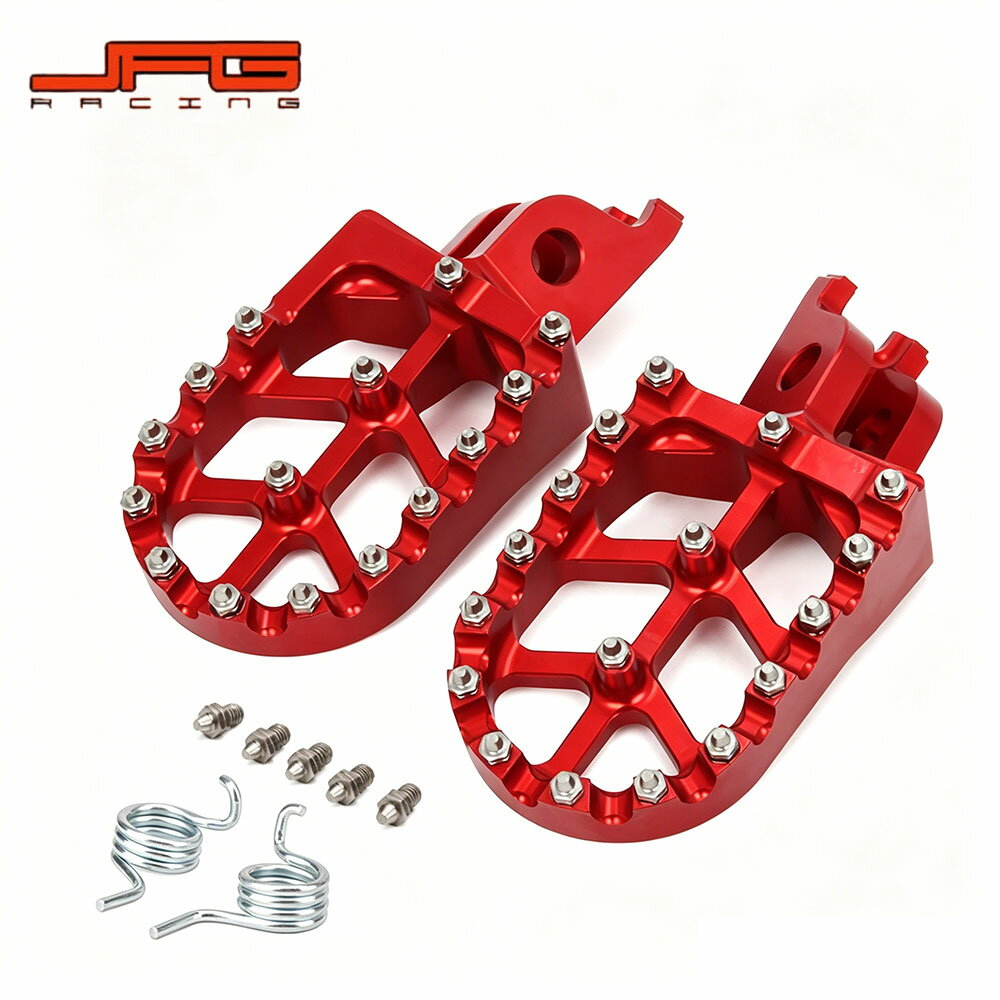 樂天商城 - 【純正交換】 アルミ フットペグ ピンタイプ Honda CR/CRF / Kawasaki KX/KLX 用 オフロードバイク ドレスアップ