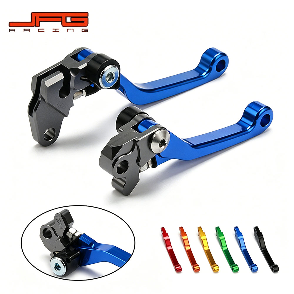 Rakuten - スズキ RM85（2005-2017）／RM125/250（2004-2008）／ヤマハ YZ80/85（2001-2014）対応 CNCアルミ ブレーキ＆クラッチレバー ペア ブルー/ゴールド/ブラック
