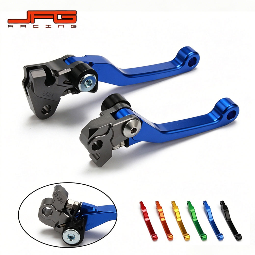 Rakuten - KX125/250（05-08）／KX250F（05-12）／KX450F（06-12）／KDX200/220（95-06）／YZ/WR/RMZ250 対応 CNCアルミ クラッチ＋ブレーキレバー ペア ブルー/グリーン/ブラック