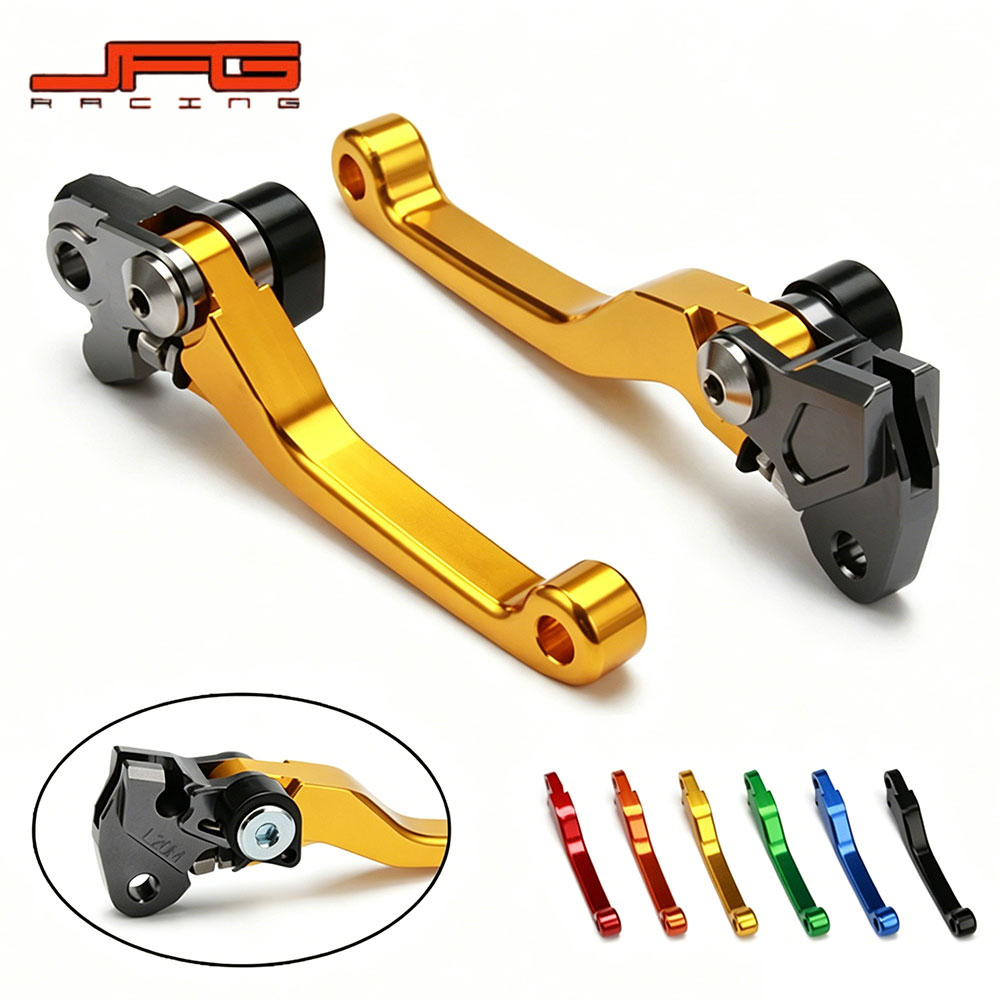 樂天商城 - CNCアルミ クラッチ＆ブレーキレバーセット L20M/R62M 対応 スズキ RMZ250/450 / カワサキ KX65/85/100/125/250/500 / KX250F 他 ゴルード/グリーン/ブラック