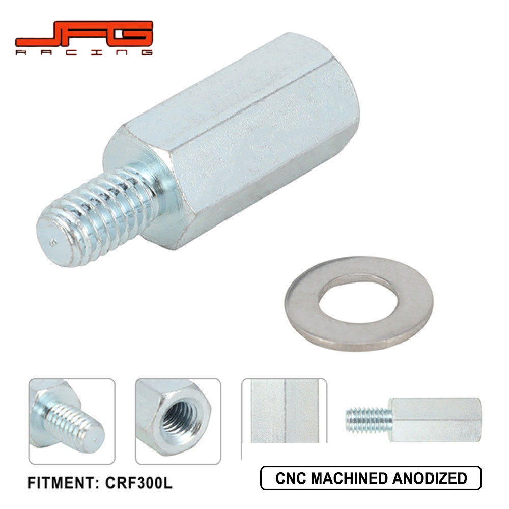 Rakuten - 【S-02】CRF230L 用 10個セット ブレーキホース延長スタンドオフ スチール製 ブレーキホースブラケット ロングボルト 10mm高