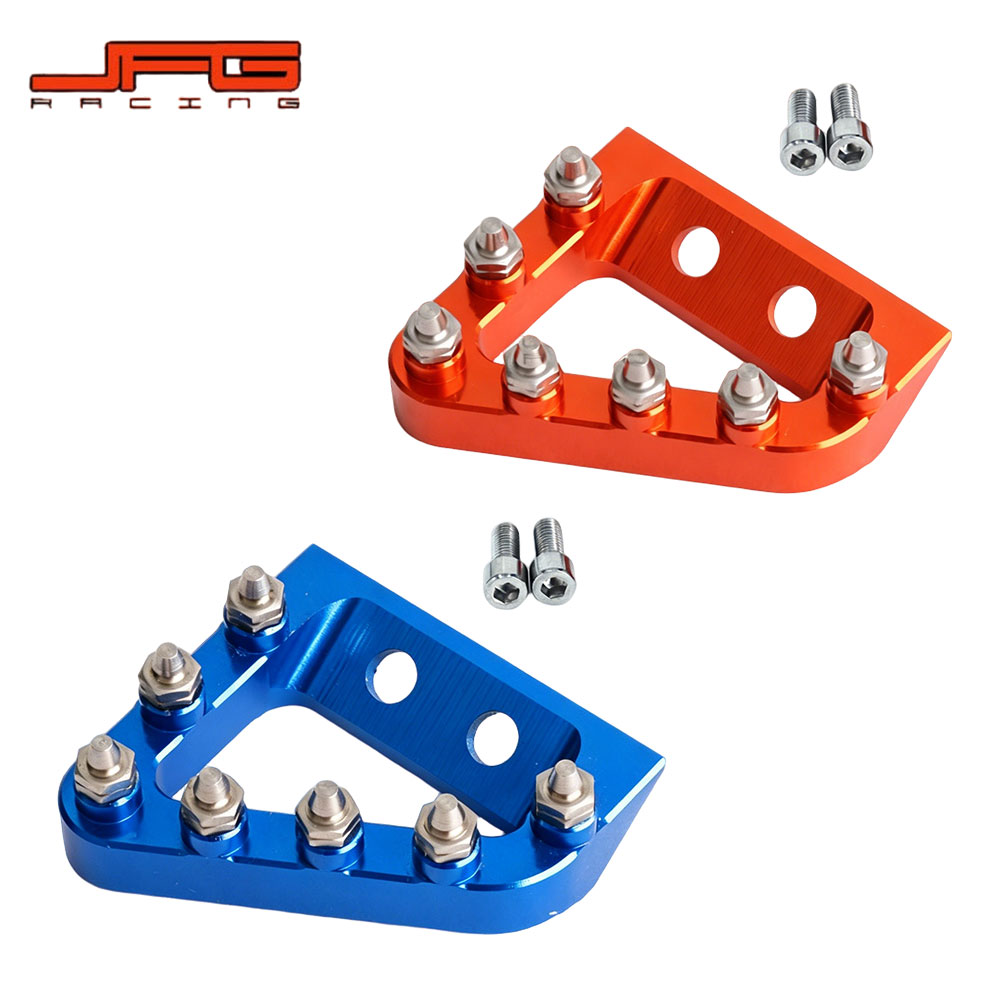 Rakuten - KTM SXF250／350／450 対応 CNCアルミ ブレーキペグ オレンジ 2015-2019年 オフロードバイク 交換パーツ