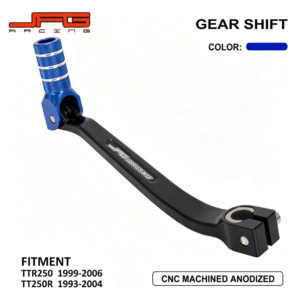 Rakuten - 【高剛性アルミCNC】 シフトペダル 掛け替えレバー TTR250 1999-2006 / TT250R 1993-2004 用 純正交換 ブルー ボルトオン 105g