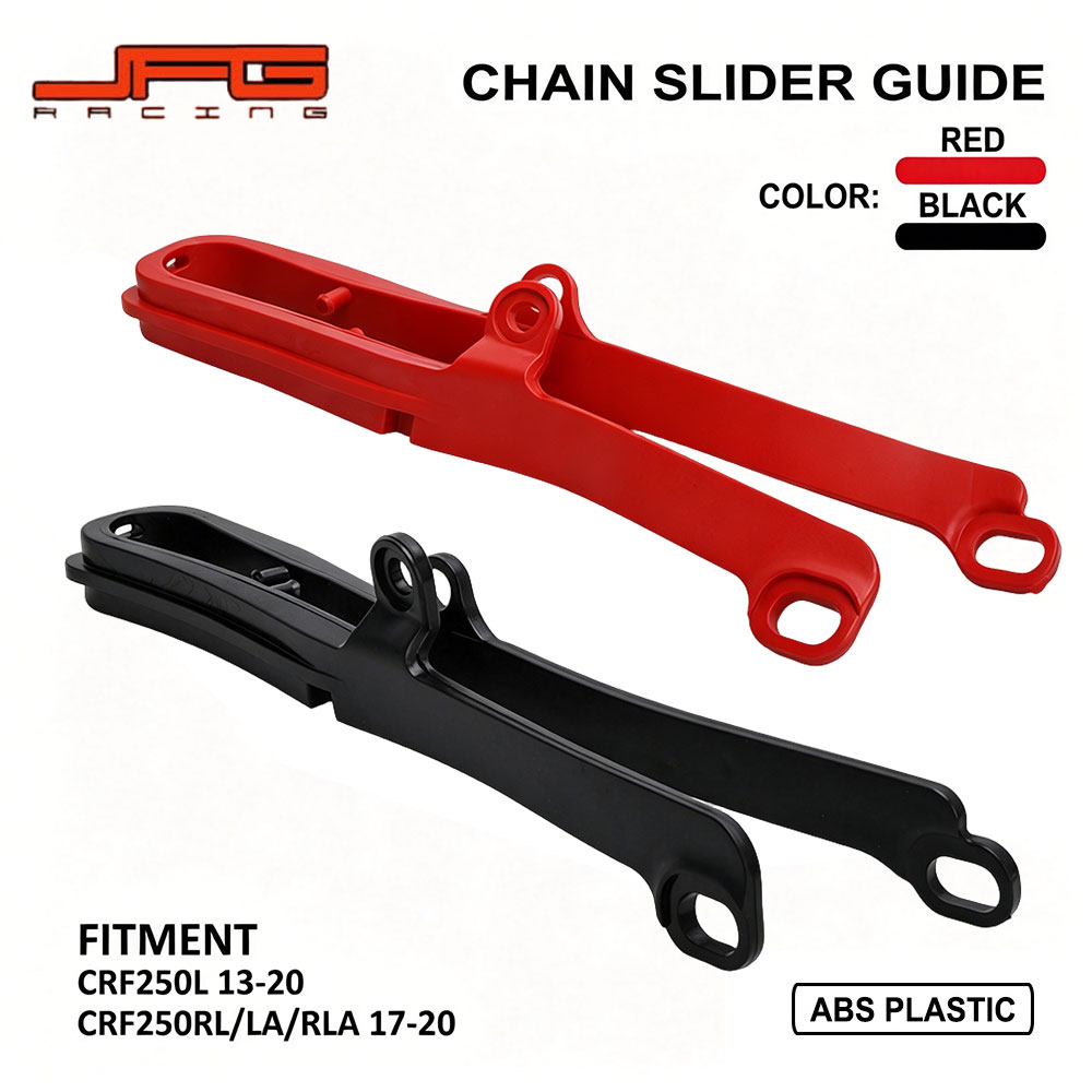 Rakuten - 【ホンダ CRF250L専用】チェーンガイド ゴム製 チェーンスライダー JFG-201 CRF250L 2013-2020 / CRF250RL/LA/RLA 2017-2020 適合 レッド／ブラック 29×8×4.5cm 200g