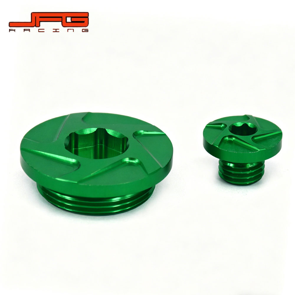 Rakuten - KX250F/KX250/KX450F/KLX450R 対応 アルミCNC削り出し 正時チェックホールプラグ タイミングキャップ KX250F(2011-18) KX250(2019) KX450F(2009-18) KLX450R(2008-15) カワサキ グリーン