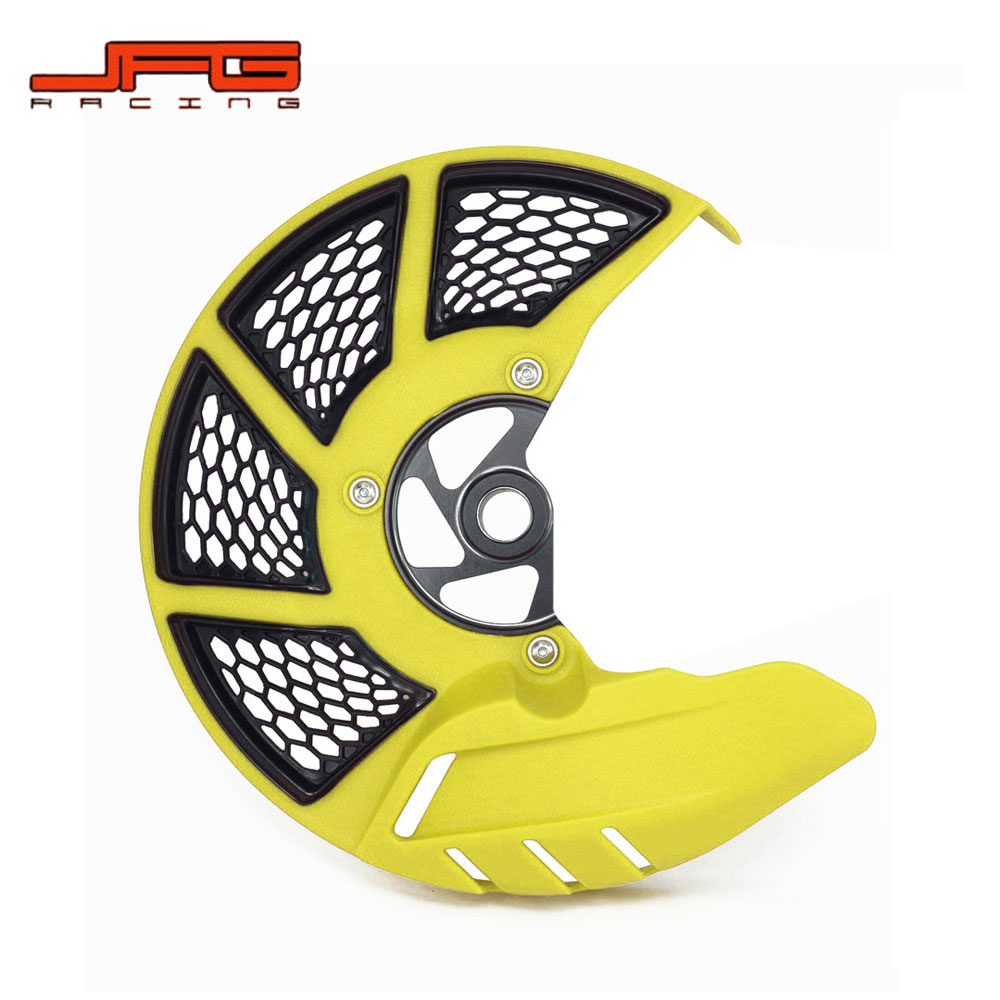 Rakuten - 【年式適合済み】スズキ RMZ450（05-19） RMZ250（07-19） RMX450Z（10-17） 対応 フロントディスクガード アルミ合金製 CNC 軽量260g オフロードバイク ドレスアップ