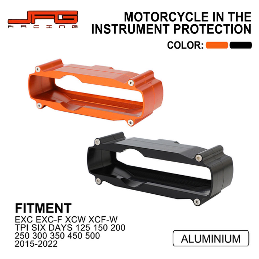 【CNCアルミ製】EXC/XCW 用 メーターガード 125-500cc 対応 2015-2022 TPI/SIX DAYS 対応 オフロード 耐久性抜群