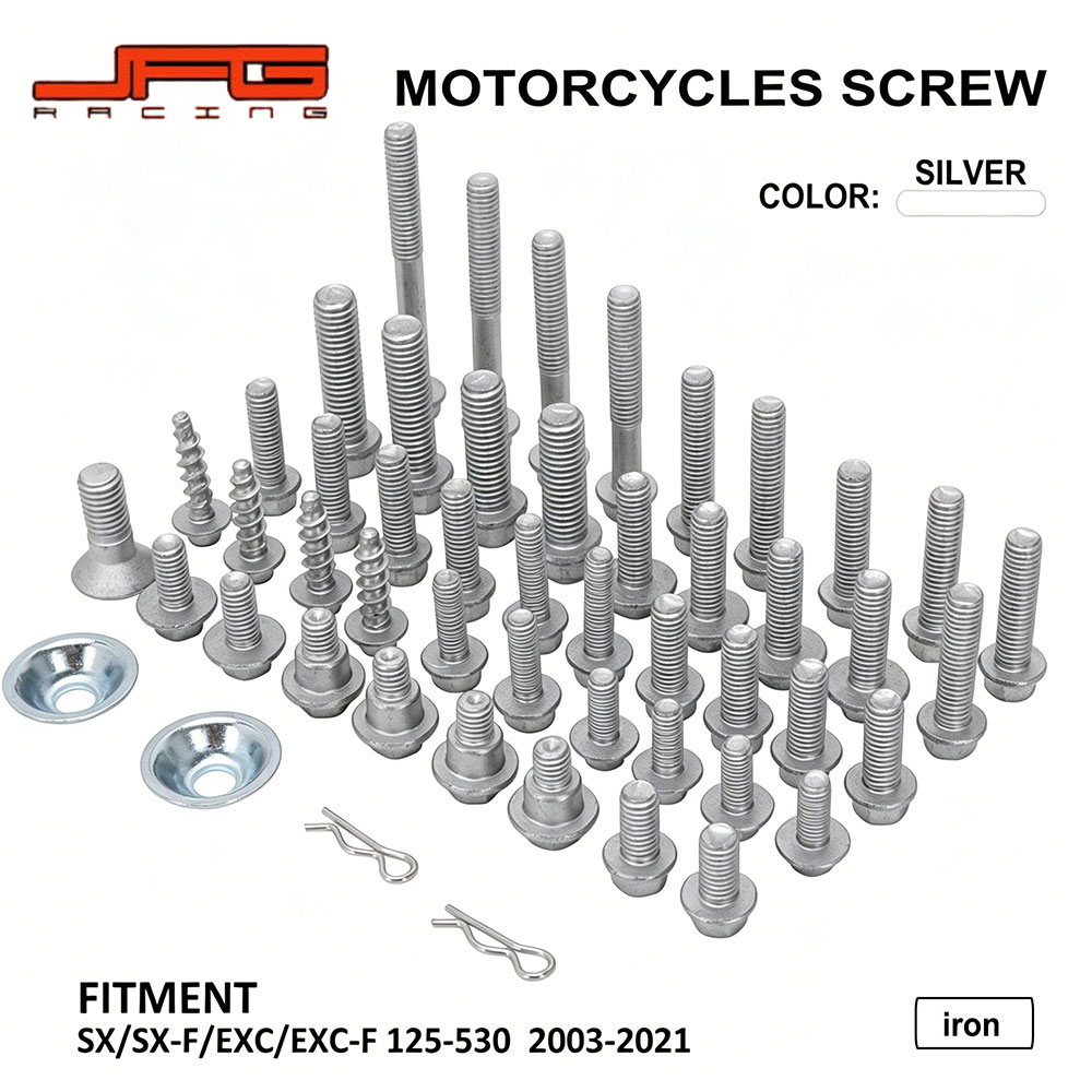 Rakuten - 【KTM用 全車ボルトキット】125-530 SX/SX-F/EXC/EXC-F 2003-2021 対応 カスタム・補修用 オフロード ボルトセット