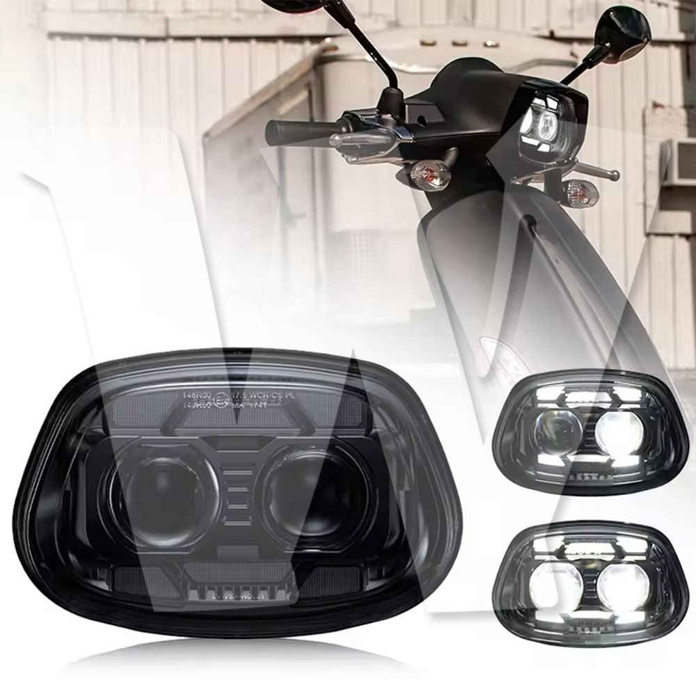 Vespa Sprint 150 専用 LEDヘッドライト 2017-2025対応 DRL/ロービーム/ハイビーム...