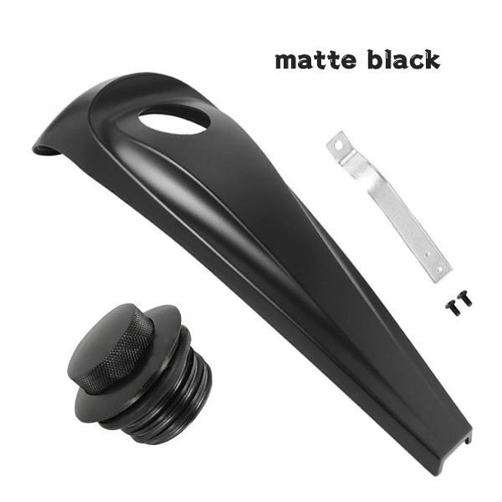 ハーレー ダビッドソン ツーリング エレクトラグライド ロードグライド FLTRX FLTR FLHX FLHXS 2008-2023年式モデル ガソリンタンク用 タンクキャップ ポップアップガスキャップ ダッシュ燃料コンソールカバー マットブラック オートバイ カスタム アクセサリー パーツ