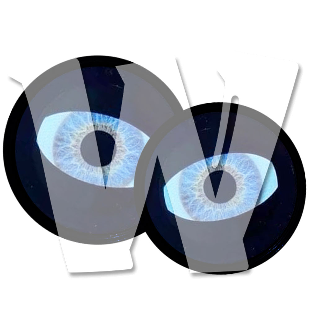 Rakuten - 2024新発売 2インチ 単色タイプ 悪魔の目 イーグルアイ エンジェルアイ ヘッドライト フォグランプ ブルー/青 デビルアイズライト DRL デイライト アップグレード アクセサリー レトロフィットキット あらゆる車種に対応!!