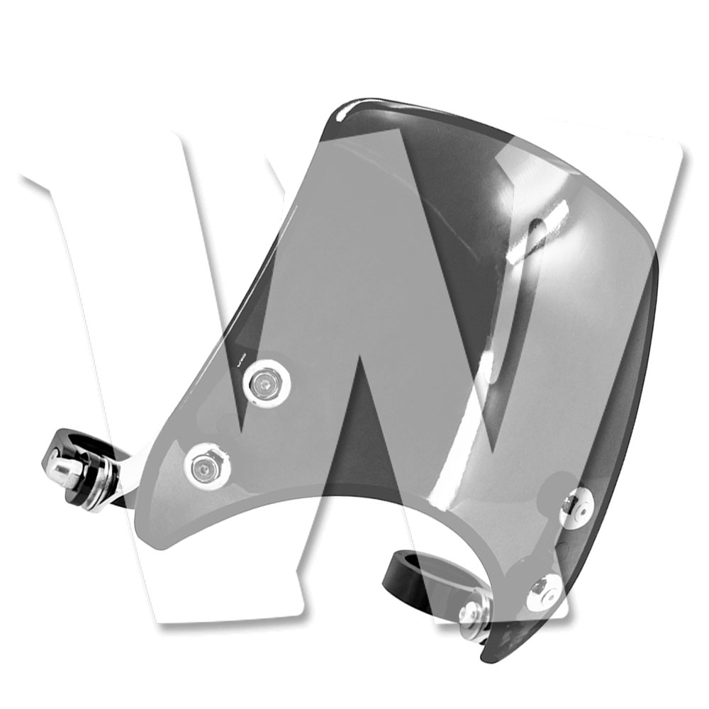 ハーレー ダビッドソン スポーツスター XL883 1200 48 72 2004-2023年式モデル フロント ガラス グレー 灰色 スモーククリア 38-41mmフォークに適用!! オートバイ カスタム パーツ アクセサリー 車体保護