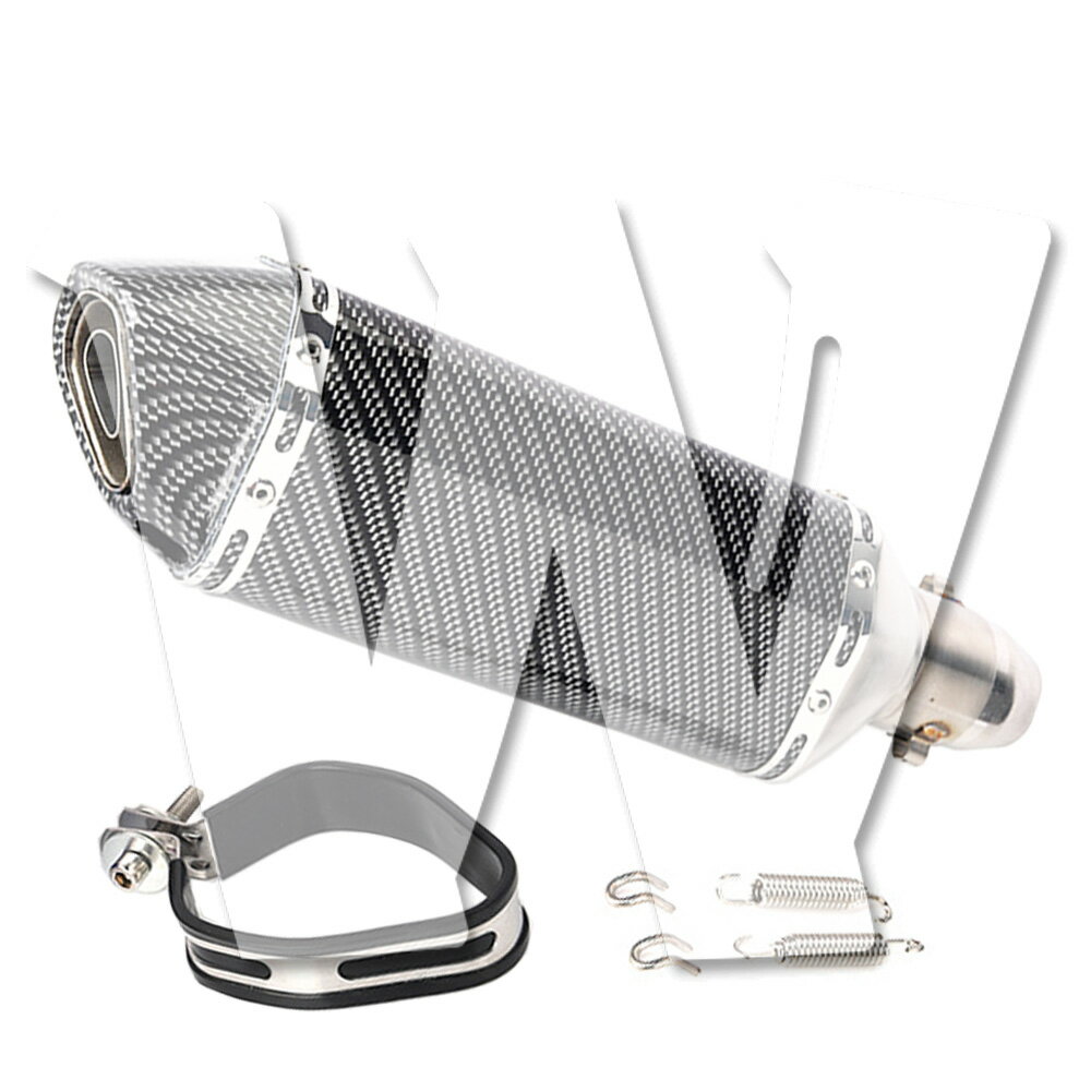 スリップオンマフラー バイクマフラー GP バイクサイレンサー Φ38mm~50.8mm 全長370mm ステンレス オー..