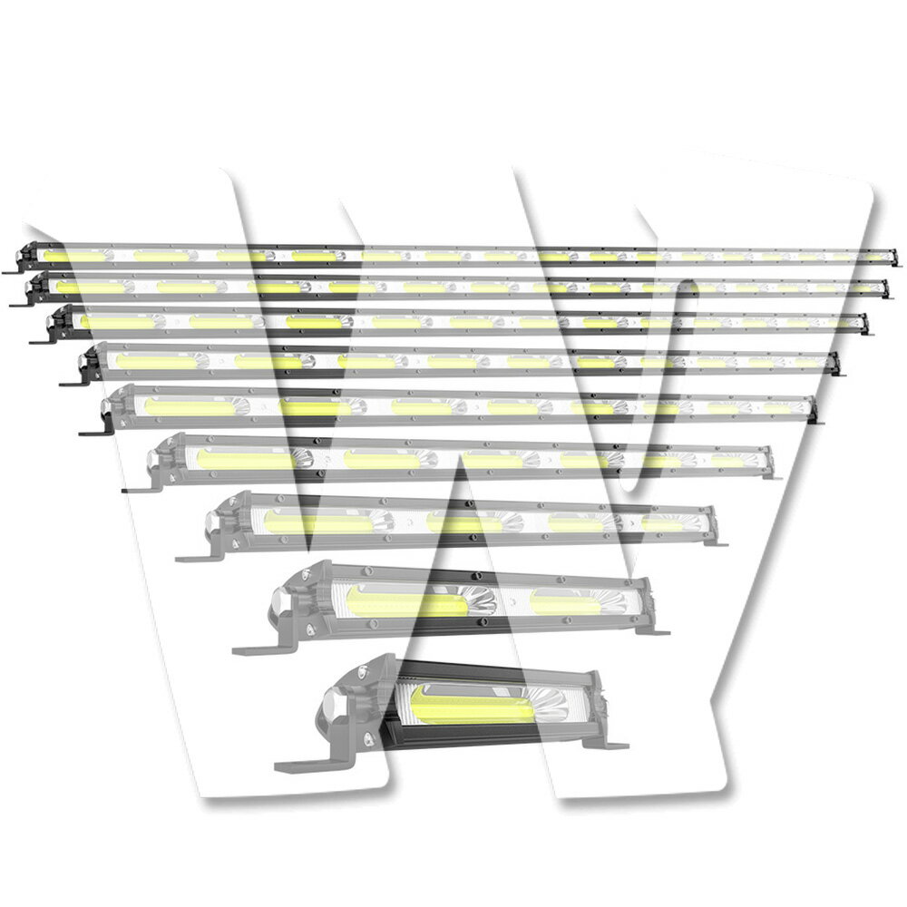 インチご選択可能!! 7インチ 13インチ 20インチ 26インチ 32インチ 38インチ 44インチ 50インチ 作業灯 COBチップ LED ワークライト 1個 12V/24V 前照灯 投光器 防水 防塵 防震 農業機械 建設機械 漁業用 交通整理 工事現場 ジープ ジムニー SUV 大型車 トラック 汎用 高品質