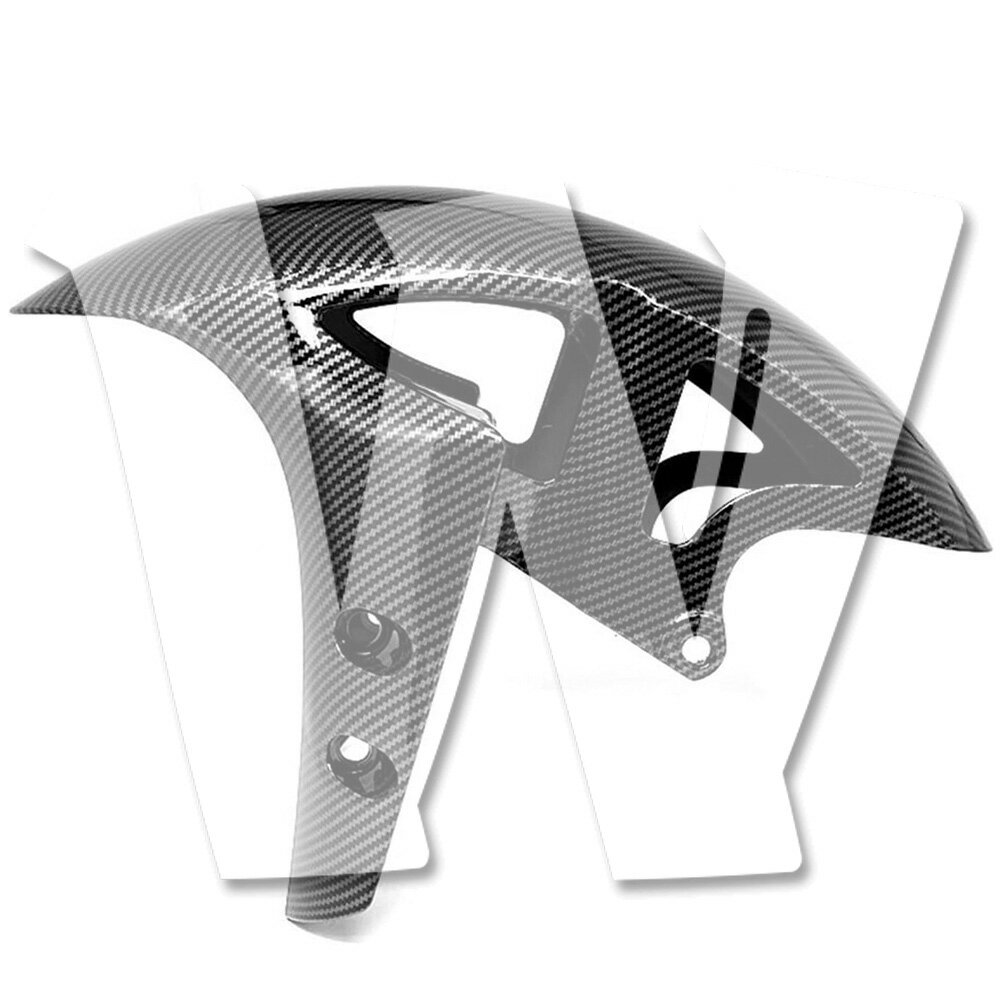 YAMAHA ヤマハ MT-10 2021-2023 YZF R1 2009-2022 YZF R6 2017-2020 フロントフェンダー スプラッシュガード マッドガード 泥除け 泥ガード 外装 カウル プラスチック 高品質 カーボン調 ブラック パーツ カスタム オートバイ