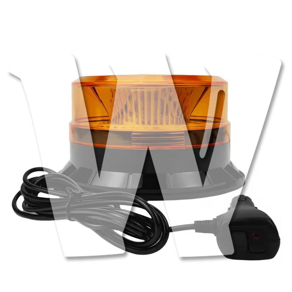 発光カラー：イエロー 多モード LED ライト ハザード ストロボ フラッシュ 警告灯 パトロール ライトバ..