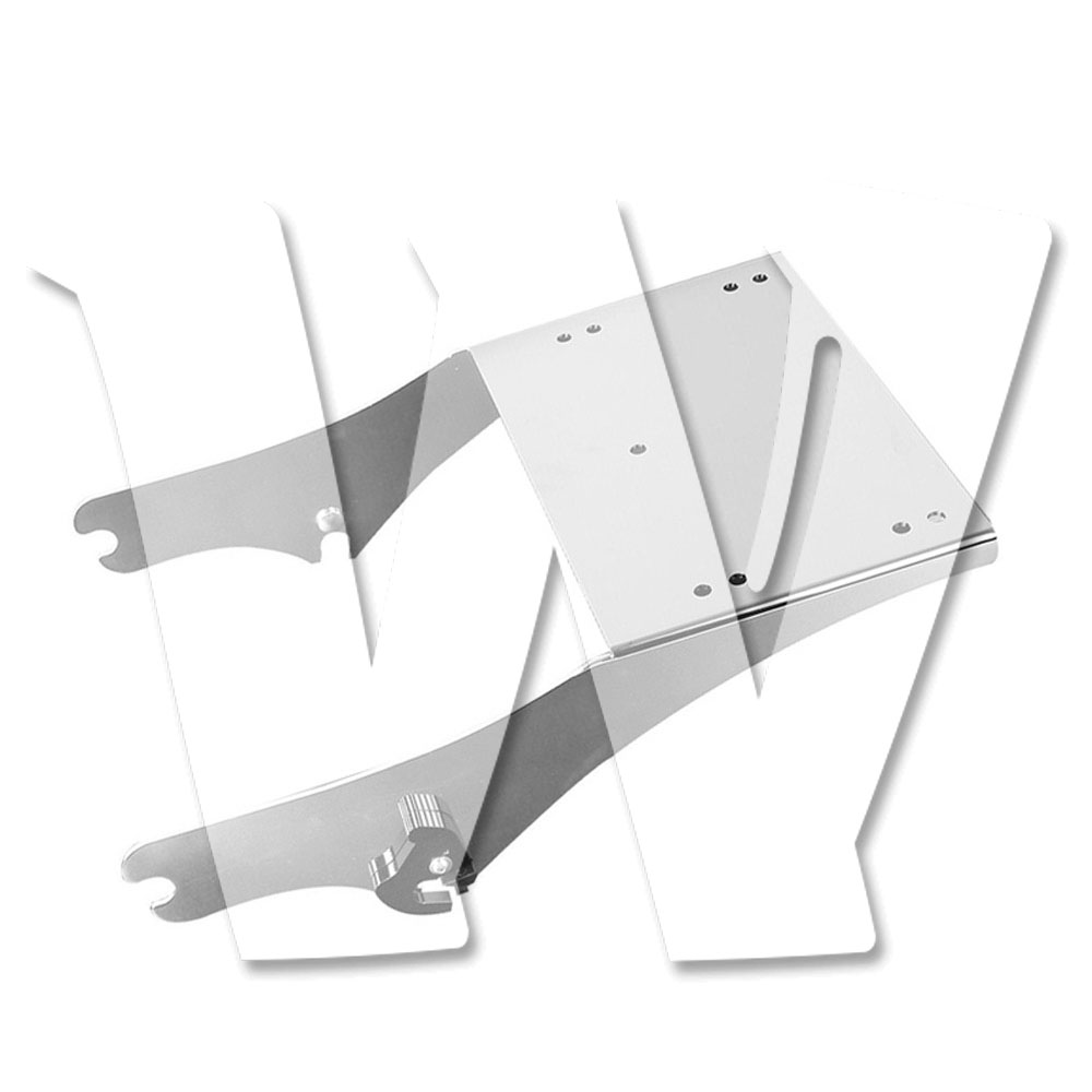 荷物ラック リア 荷物 ブラケット ラゲッジラック バッグキャリア ハーレー ダビッドソン ツーリング FLHR FLHRCI FLHRI FLHRS FLHRSI FLHT FLHTI FLHX FLHXI FLTRI 1997-2008年式モデル クロームメッキ シルバー ステンレス製 パーツ カスタム