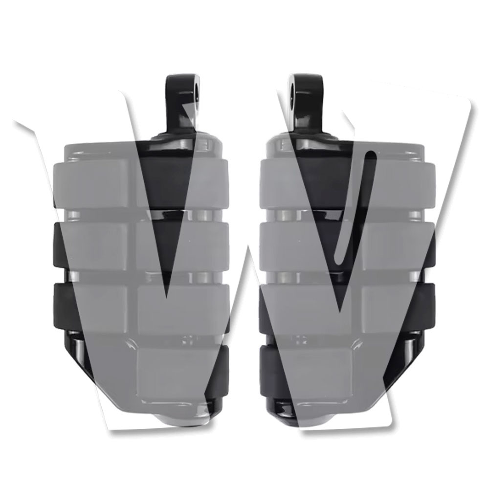 Rakuten - 【ハーレー用】 メールマウント用 フットペグ 1.25インチ（32mm） ハイウェイペダル ブラック スポーツスター/ツーリング/ソフテイル/ダイナ対応 マルチ車種 カスタムパーツ