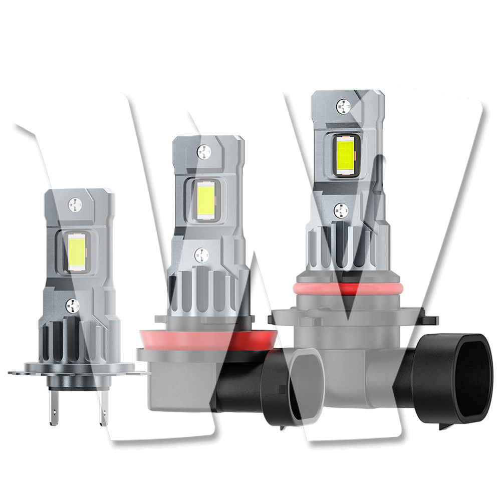 Rakuten - H7 H8 H9 H11 H16 HB3 HB4 ご選択可能!! 新車検対応 6500K ホワイト 3300LM LED化 CREE3570チップ搭載 LED ヘッドライト フォグランプ 高品質 高輝度 1年保証