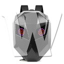 悪魔の眼 自転車 オートバイ バイク プログラム可能なLEDスクリーン LEDバック 拡張可能 ヘルメット収納可能 ノートPC収納 未来的なバック 追突防止 安全保障 個性的 目立つ 通勤用 日本語アプリ