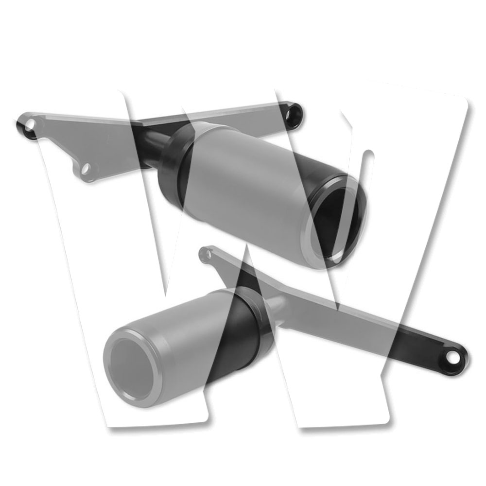 KTM RC390 2014-2023年モデル フレームスライダー クラッシュガード エンジンガード プロテクター 落下保護 車体保護 左右セット ボルトなど付属 バイク パーツ カスタム