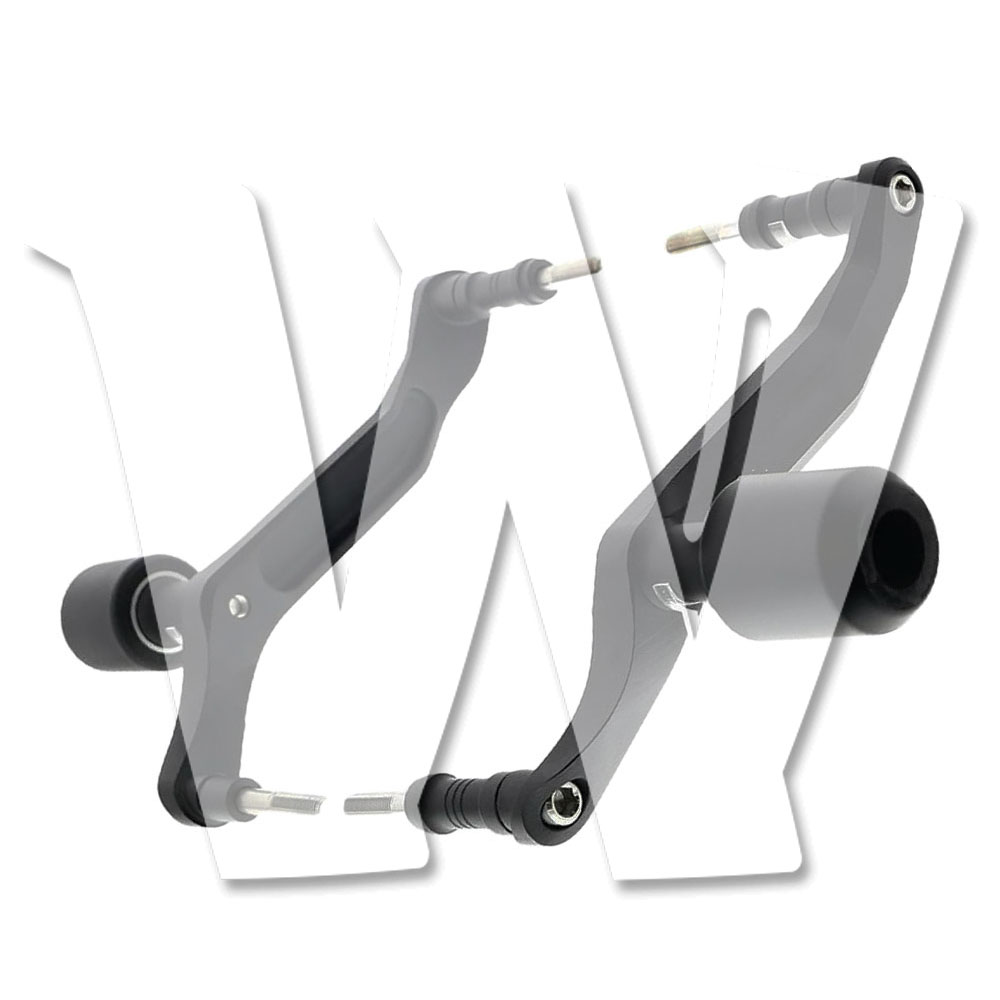 ドゥカティ モンスター DUCATI Monster 821-1200 フレームスライダー クラッシュガード エンジンガード プロテクター 落下保護 車体保護 左右セット ボルトなど付属 バイク パーツ カスタム