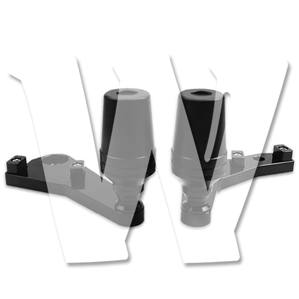 Rakuten - ホンダ HONDA CBR 600 RR 2013-2019年モデル フレームスライダー クラッシュガード エンジンガード プロテクター 落下保護 車体保護 左右セット ボルトなど付属 バイク パーツ カスタム