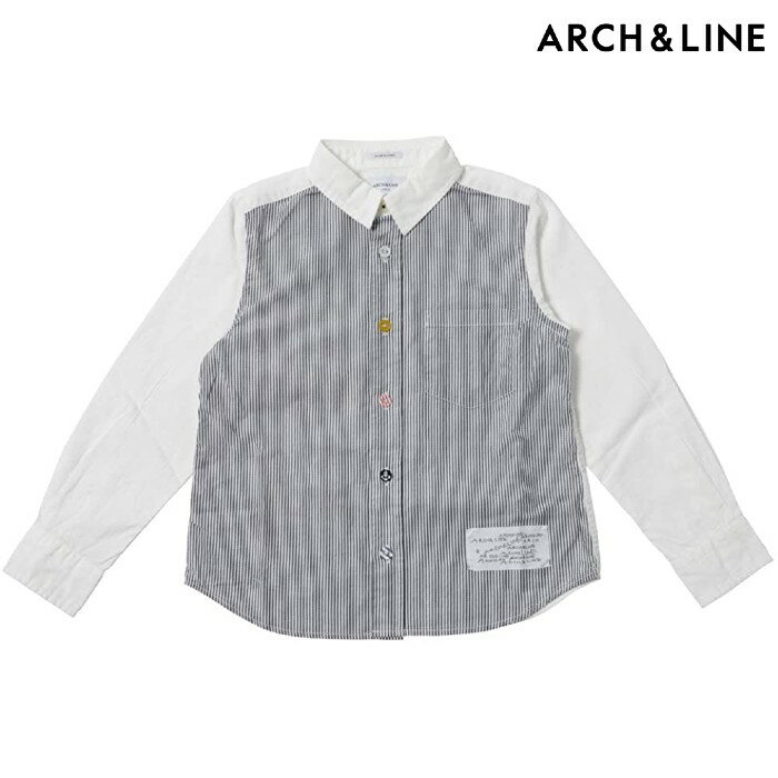 アーチアンドライン ARCH＆LINE CANDY SHIRT CRAZY AL811108 95-125cm 子供 スーツ シャツ キッズ 卒業式 入学式 七五三 法事 フォーマル