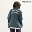 【セール20%OFF】 アーチアンドライン ARCH＆LINE AURORA WASHER COACH JACKET AL811903 グリーン 115-125cm キッズ アウター ジャケット ウィンドブレーカー