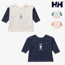 【ポイント10倍 全員12/9-10】【2023秋冬】 ヘリーハンセン HELLY HANSEN ベビー ヘリーベア2WAYボートネックティー（90cm）L/S Helly Bear 2WAY Boat-neck Tee [ HB32393 ] 長袖Tシャツ ロンT 子供【本店】