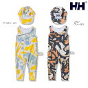 【ポイント10倍 全員12/9-10】ヘリーハンセン HELLY HANSEN ビーチプリントフルジャンプスーツラッシュガード（80-90cm）Beach Print Jump Suit Rashguard [ HB72309 ] ベビー服 水着 子供【藤崎】