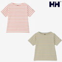 HELLY.HANSEN ヘリーハンセン Tシャツ ショートスリーブ HH マリンボーダーティー キッズ HJ32405 子供 半袖 トップス ボーダー 110 120 130cm 新作 2024春夏【本店】