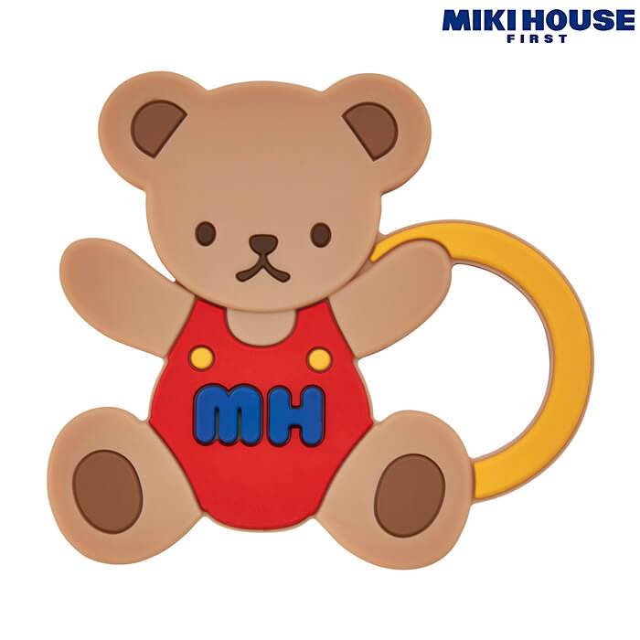 ミキハウス おもちゃ ミキハウス mikihouse 歯がため（くま型） ベビー用品 ベビー 赤ちゃん 歯固め ベビー 新生児 出産祝い ギフト 赤ちゃん 男の子 女の子 おもちゃ 子供 正規販売店【本店】