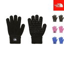 【2023秋冬】ノースフェイス キッズ 手袋 THE NORTH FACE [ NNJ62200 ] Kids Knit Glove ニットグローブ 防寒 日本製 子供【藤崎】