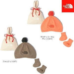 ノースフェイス ベビー ギフト THE NORTH FACE [ NNB02311 ] クレイドルコットンキャップアンドソックスセット Baby Cradle Cotton Cap & Socks Set 帽子 靴下 子供【本店／藤崎】