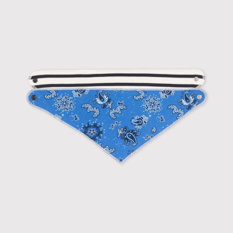 Bib Set - プチバトー セール ベビー バンダナ2枚セット スタイ 出産祝い ギフト 綿100％ PETIT BATEAU