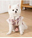 小型犬服 モコモコ感 ウェアハーネス付き 秋冬服 ベスト ドッグウェア 可愛い 裏ボア 犬ベストジャケット モコモコ感 トップス かわいい お散歩 お出かけ